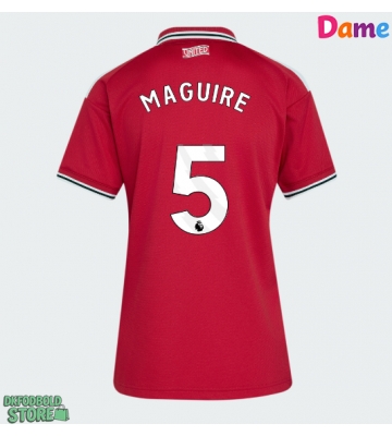 Manchester United Harry Maguire #5 Replika Hjemmebanetrøje Dame 2026-27 Kortærmet